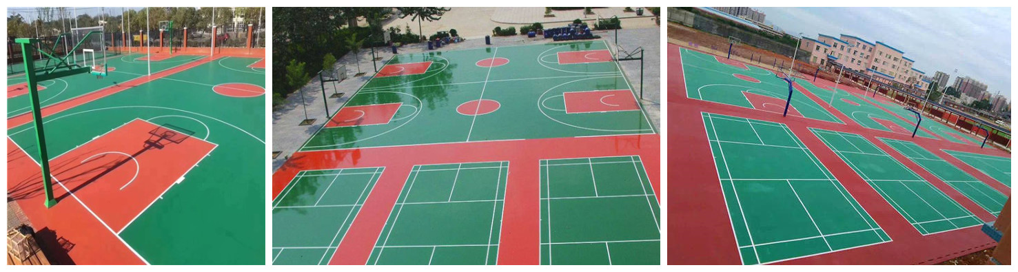硅PU籃球場