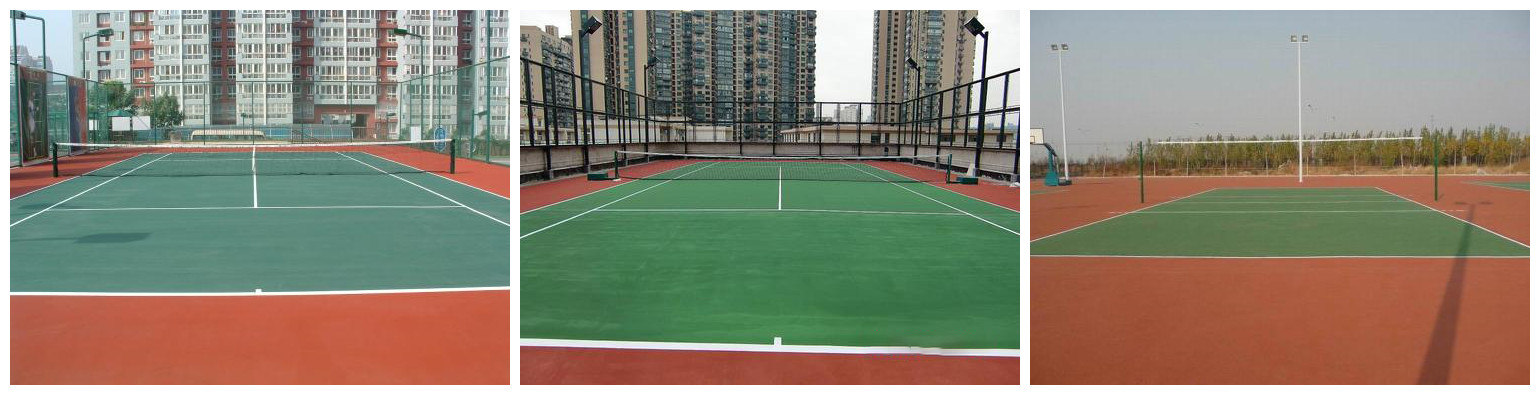 硅PU網球場地坪